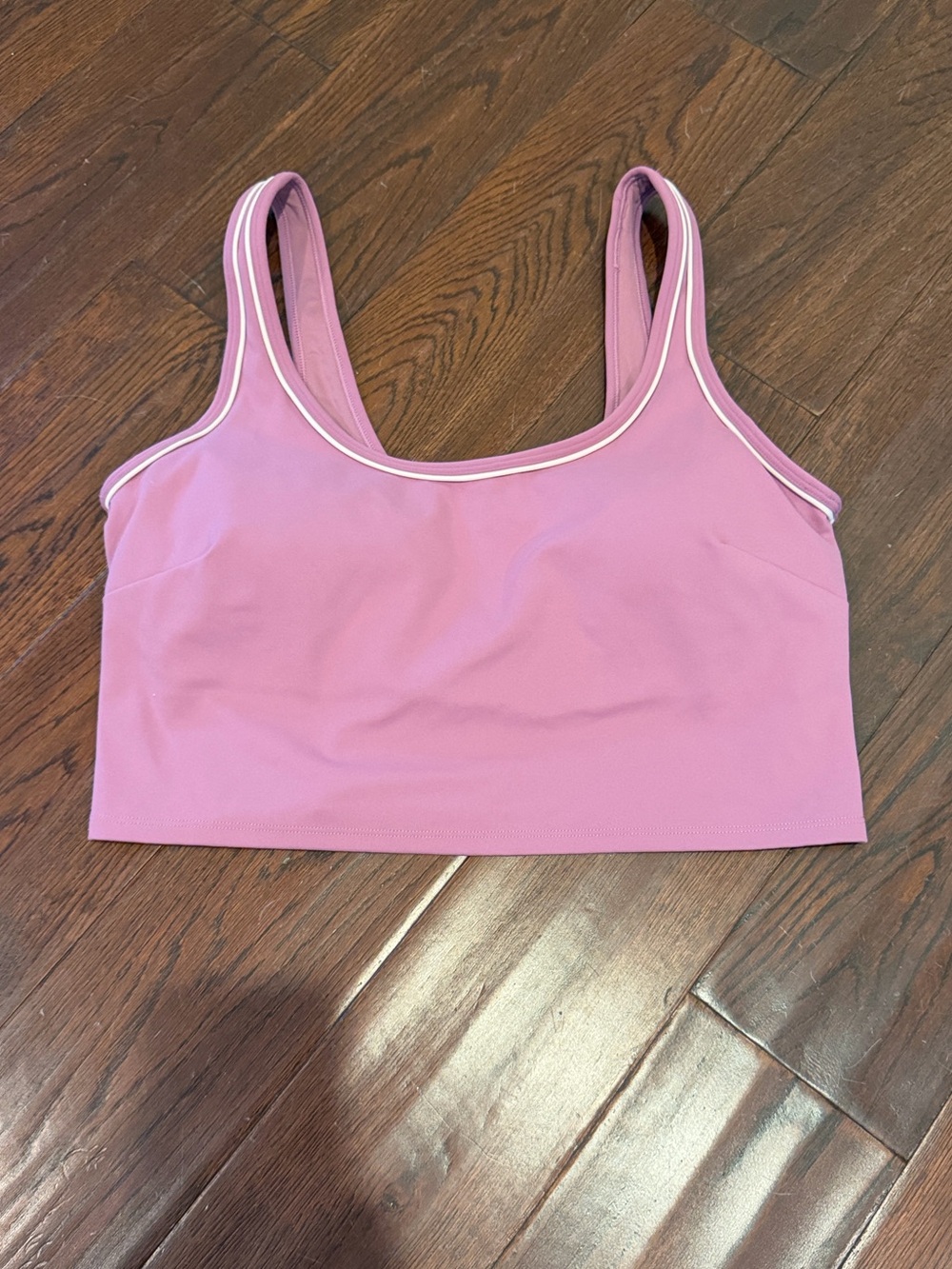 Workout Tank with Built in Bra - Joylab Pink Mauve Tank Top
